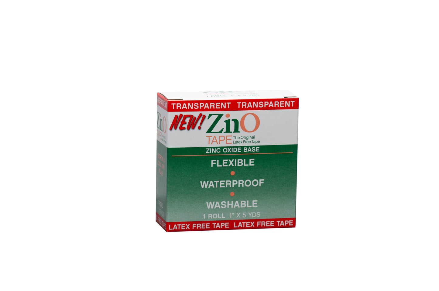 ZinO-Tape™: Zino Zinc Oxide Tape, 1"x 5 yds / 12 Rolls per master box