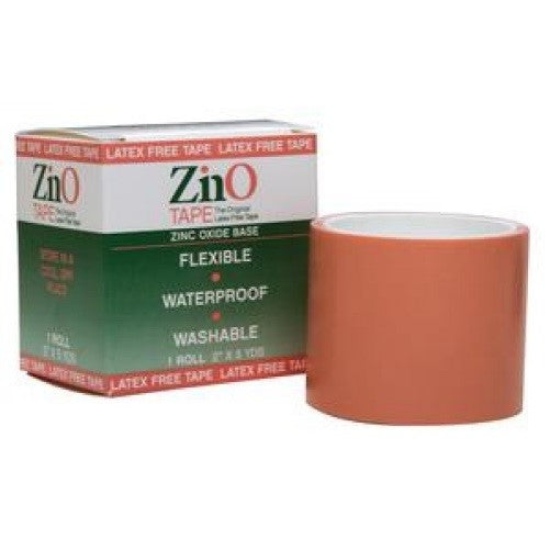 ZinO-Tape™: Zino Zinc Oxide Tape, 4" x 5 yds – 3 rolls per master box