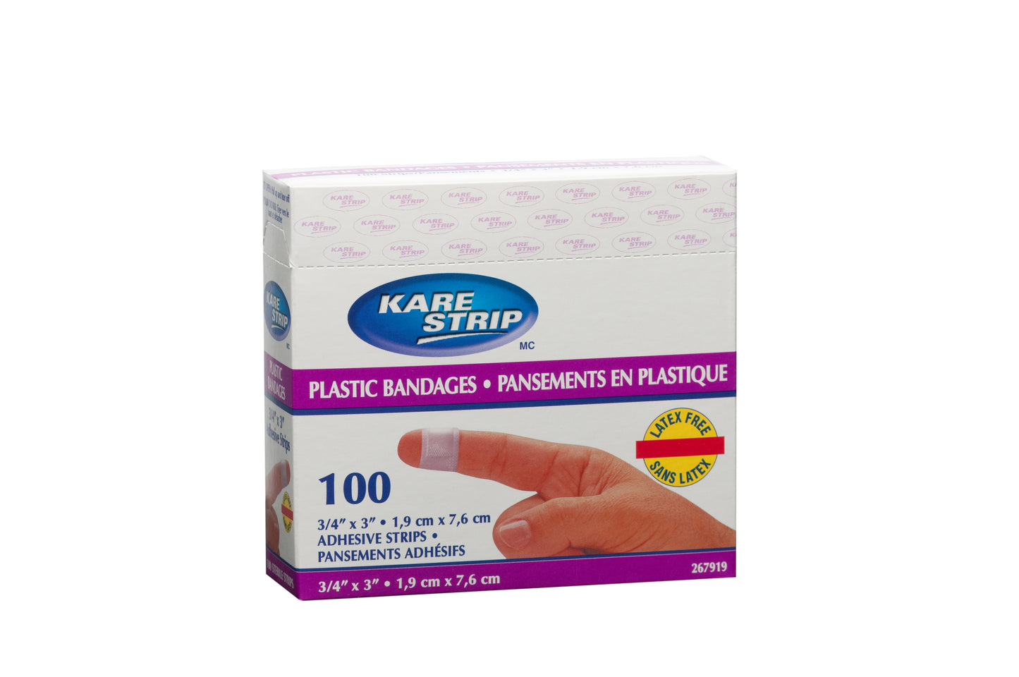 Kare Strip™ - Bandages sans latex durables et flexibles pour des soins optimaux - 100% sans latex