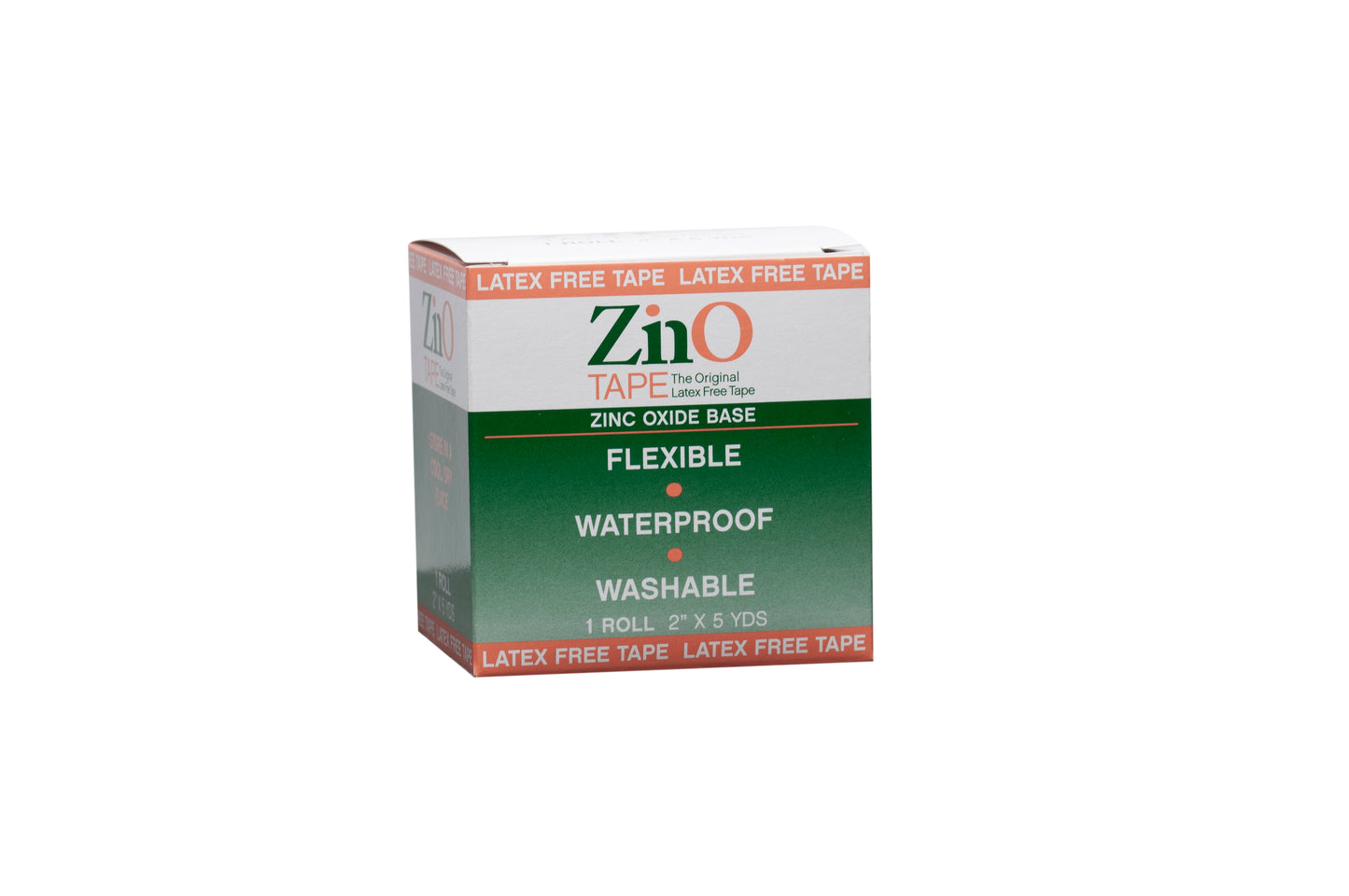 ZinO-Tape™: Zino Zinc Oxide Tape, 2" x 5 yds – 6 rolls per master box