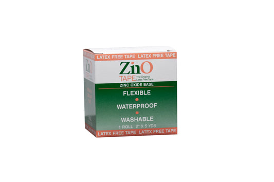 ZinO-Tape™: Zino Zinc Oxide Tape, 2" x 5 yds – 6 rolls per master box