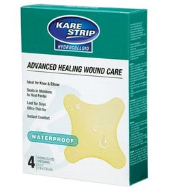 Kare Strip Hydrocolloid Bandages – 76mm x 76mm (4 per box)
